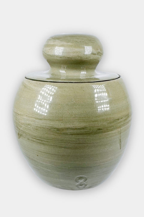 stone green jar