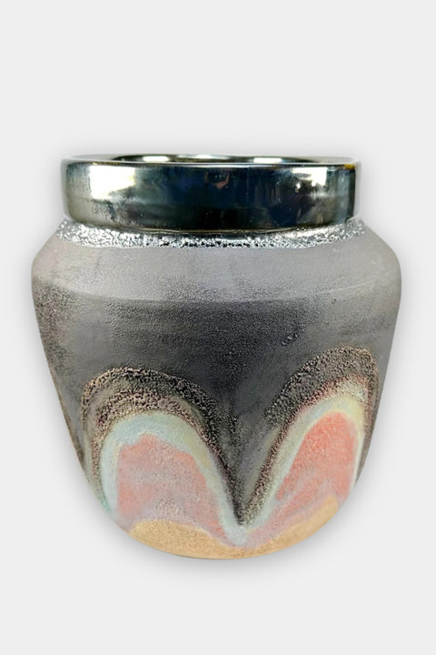 volcanic rainbow vase