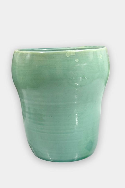 aqua crystalline porcelain vase 3