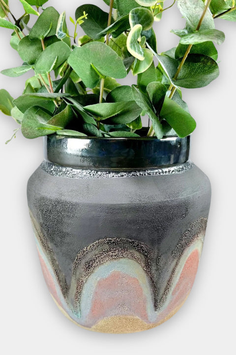 volcanic rainbow vase