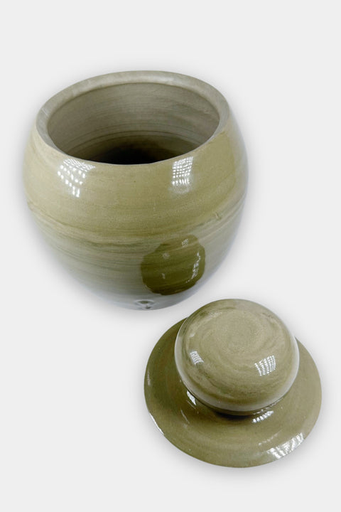 stone green jar