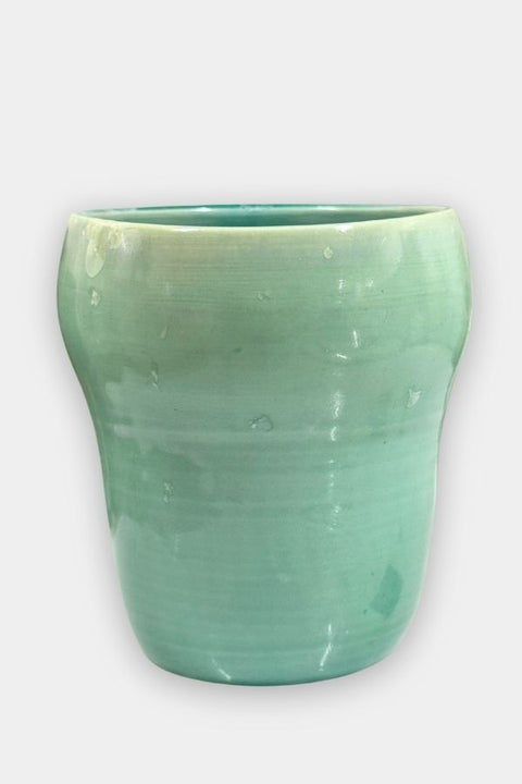 aqua crystalline porcelain vase 3