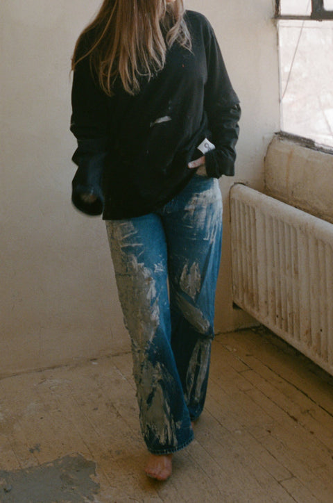 studio pullover | oversized black