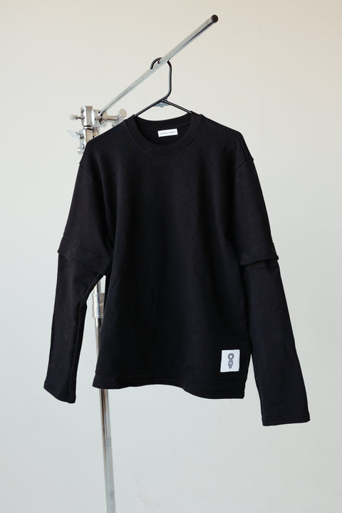 studio pullover | oversized black
